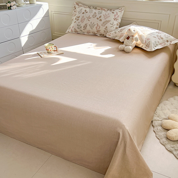 91家纺网 家纺一手货源 找家纺 名优家纺 2026新款12868全棉小清新印花四件套单品系列-单被套 夏瑾