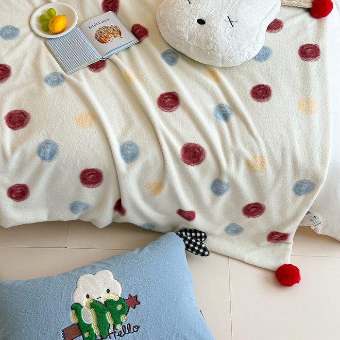 91家纺网 家纺一手货源 找家纺 （总）桔子家纺 2025新款秋冬mi兔羊毛绒系列盖毯毯子多功能盖毯