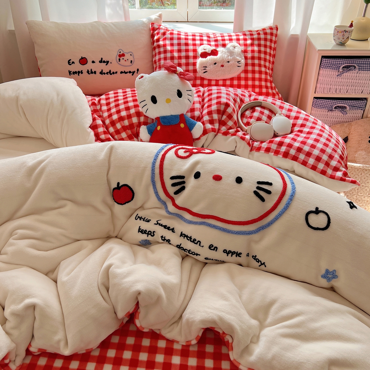 91家纺网 家纺一手货源 找家纺 （总）桃喜 2025新款春夏锦氨凉感冰皮床笠三件套