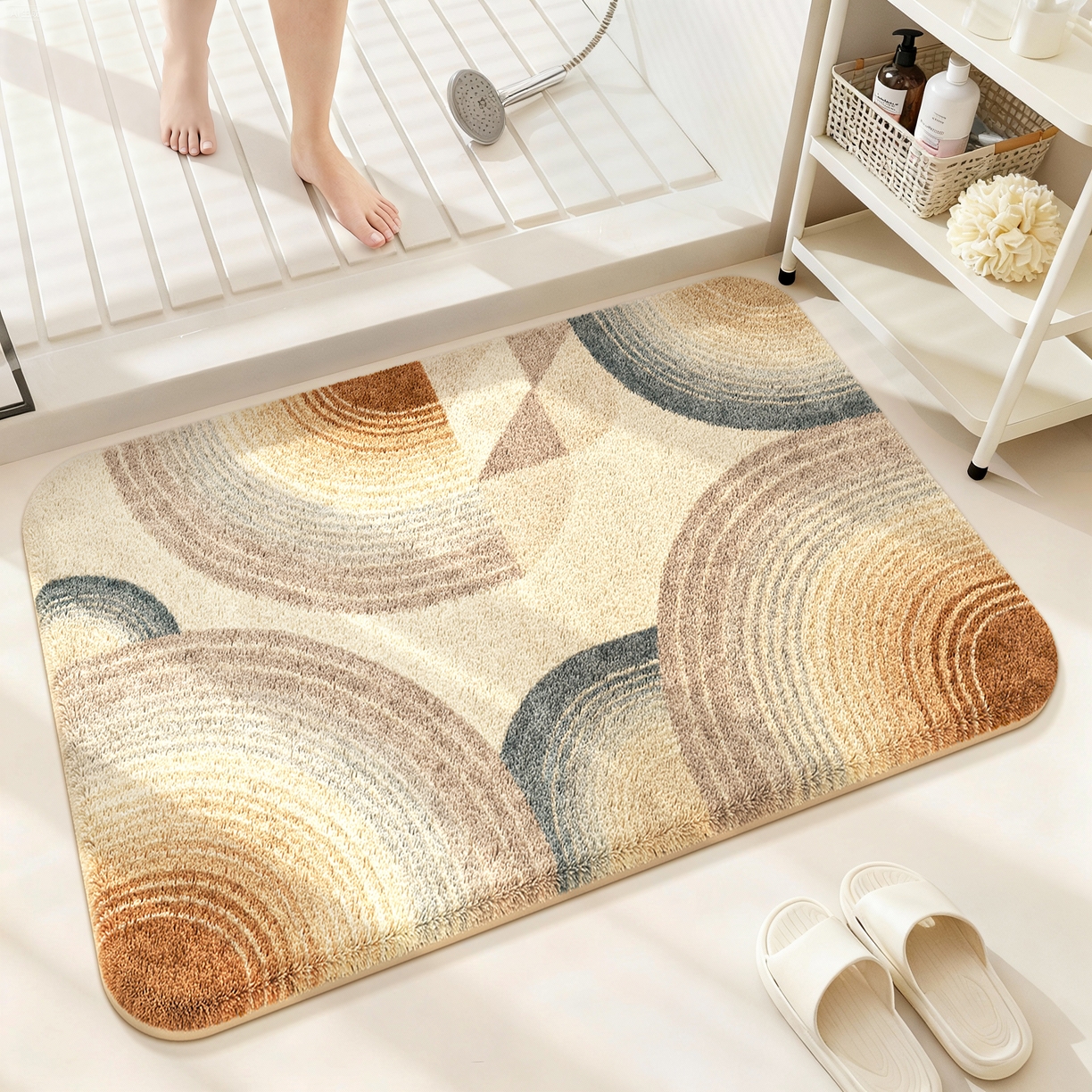 卡初家居（原微来） 2025新款吸水仿羊绒地垫垫子 XS-144