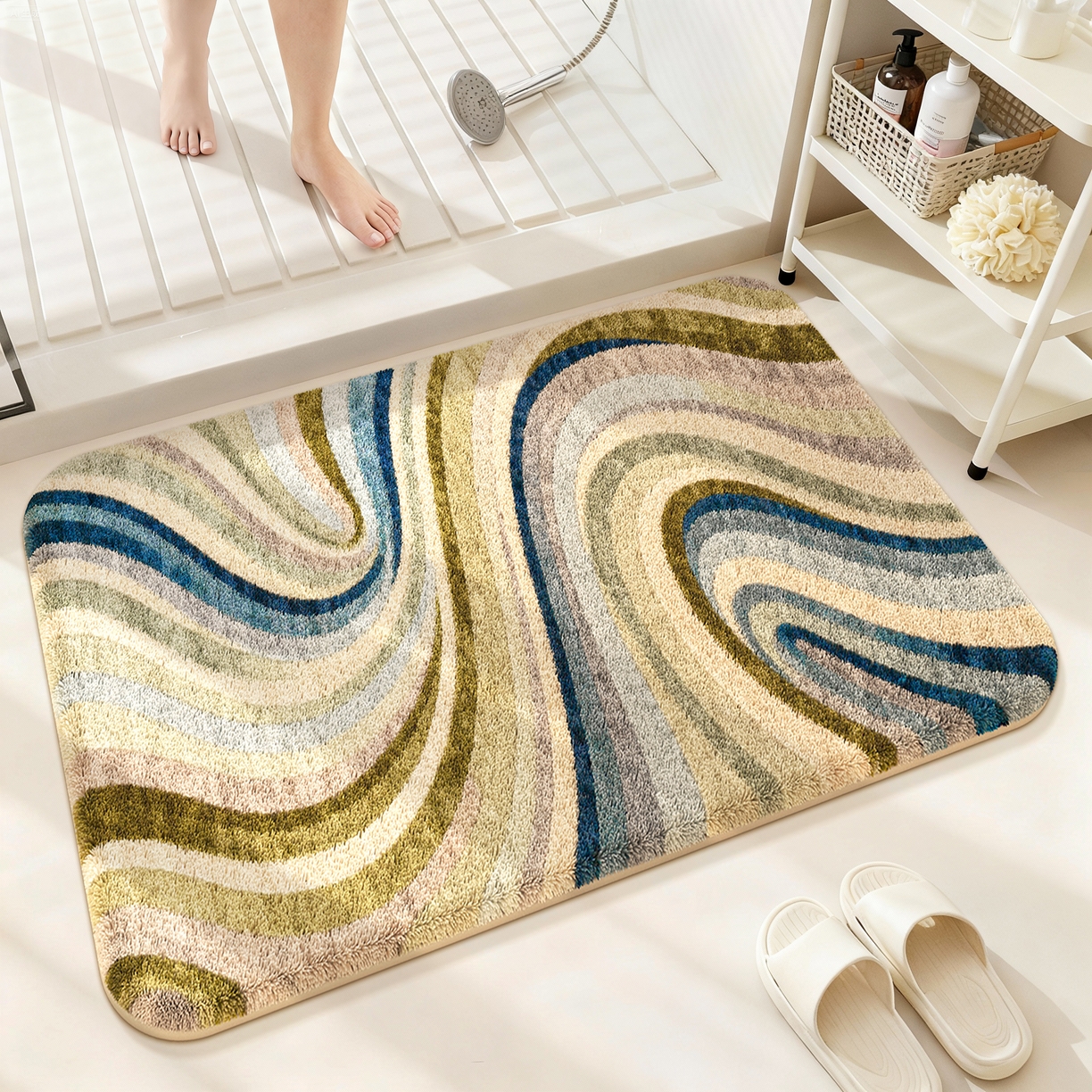 卡初家居（原微来） 2025新款吸水仿羊绒地垫垫子 XS-145