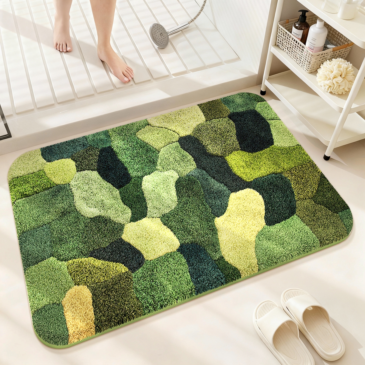 卡初家居（原微来） 2025新款吸水仿羊绒地垫垫子 XS-137