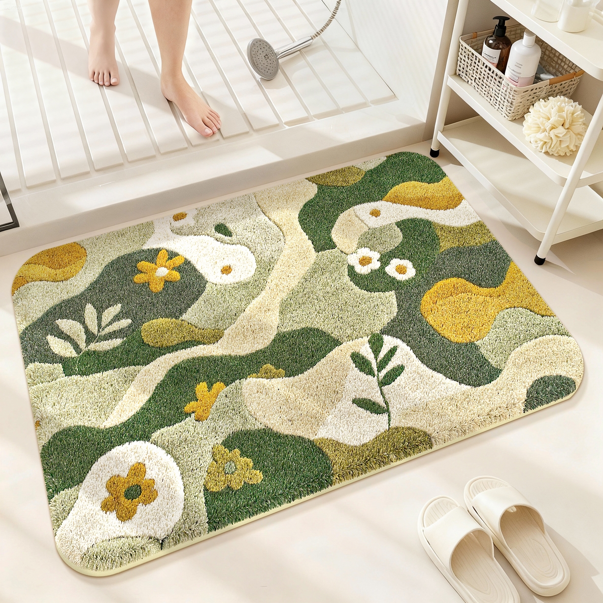 卡初家居（原微来） 2025新款吸水仿羊绒地垫垫子 XS-133