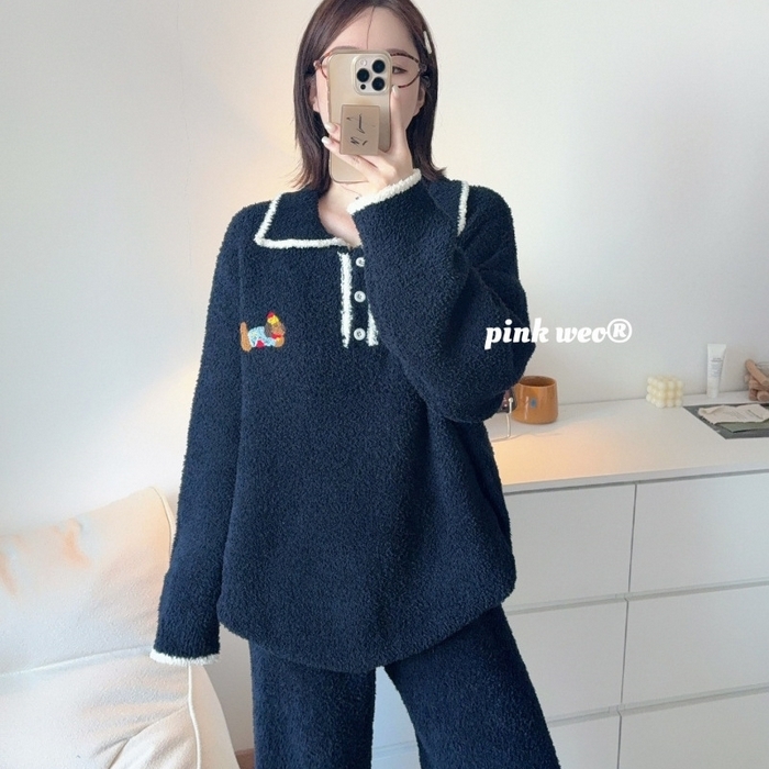 91家纺网 家纺一手货源 找家纺 （总）妍景家居生活馆 2025新款软绵绵翻领腊肠狗睡衣