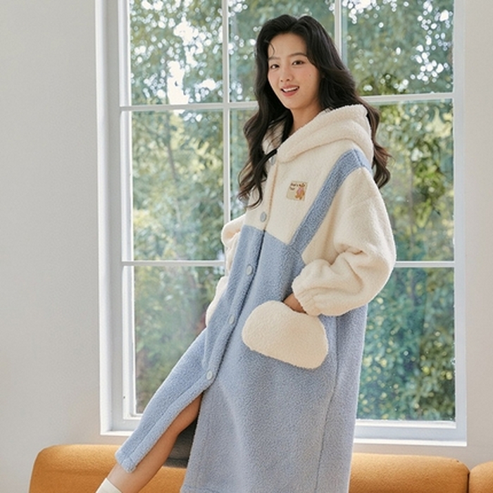 （总）2024新款熊出没软萌背带暖暖袍家居服