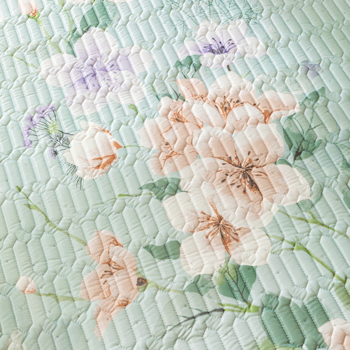 91家纺网 家纺一手货源 找家纺 （总）美丽折家纺2025年新款0.6厚床笠款乳胶凉席三件套