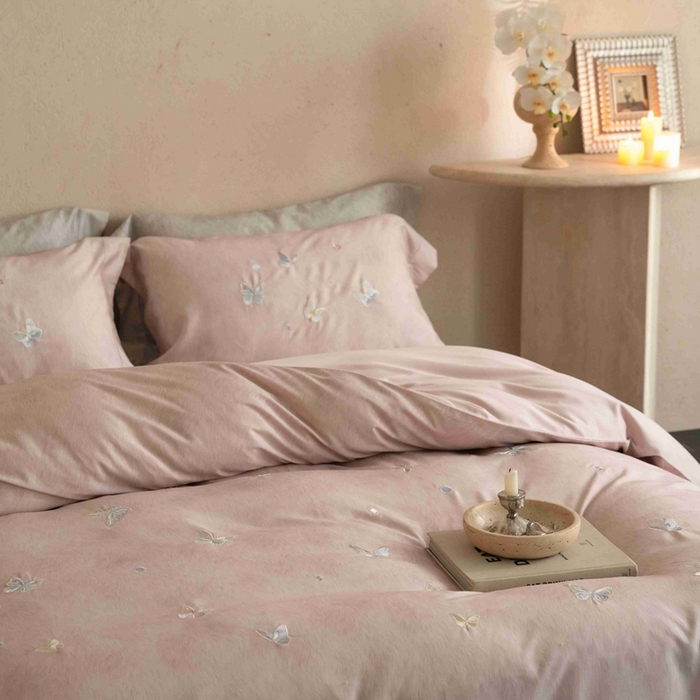 91家纺网 家纺一手货源 找家纺 （总）黛舒家居 2026新款80s兰精天丝棉四件套-蝴蝶 （商品控价：不得低于以下价格！！ 线上最低控价（基础价）：430/450）