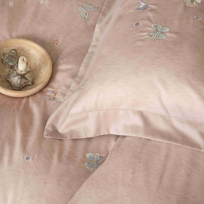 91家纺网 家纺一手货源 找家纺 （总）黛舒家居 2026新款80s兰精天丝棉四件套-蝴蝶 （商品控价：不得低于以下价格！！ 线上最低控价（基础价）：430/450）