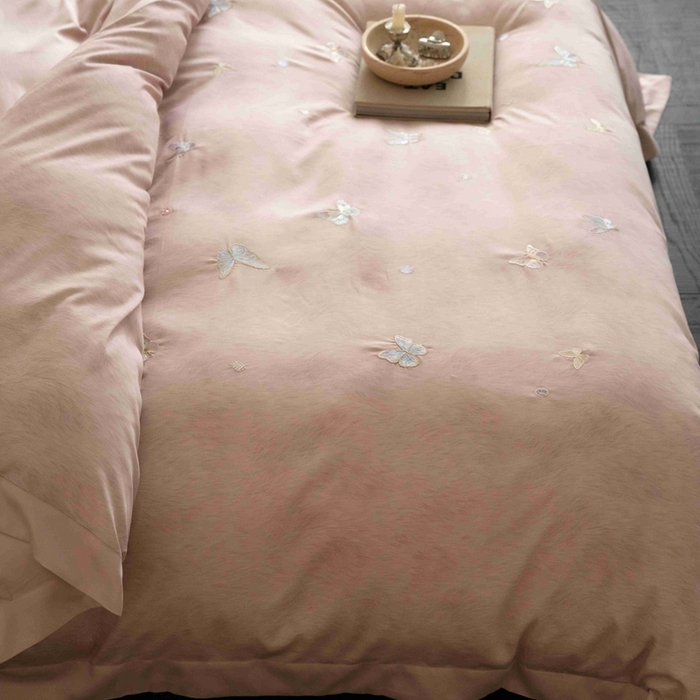 91家纺网 家纺一手货源 找家纺 （总）黛舒家居 2026新款80s兰精天丝棉四件套-蝴蝶 （商品控价：不得低于以下价格！！ 线上最低控价（基础价）：430/450）