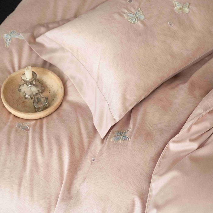 91家纺网 家纺一手货源 找家纺 （总）黛舒家居 2026新款80s兰精天丝棉四件套-蝴蝶 （商品控价：不得低于以下价格！！ 线上最低控价（基础价）：430/450）