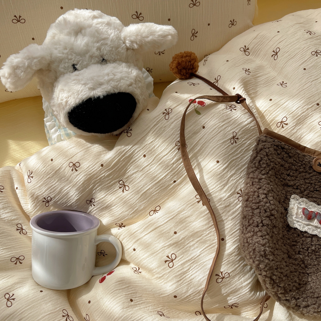 91家纺网 家纺一手货源 找家纺 （总）澜妃 2025新款甄选三层纱印花四件套系列