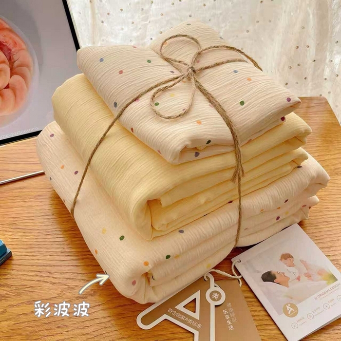 91家纺网 家纺一手货源 找家纺 （总）澜妃 2025新款甄选三层纱印花四件套系列