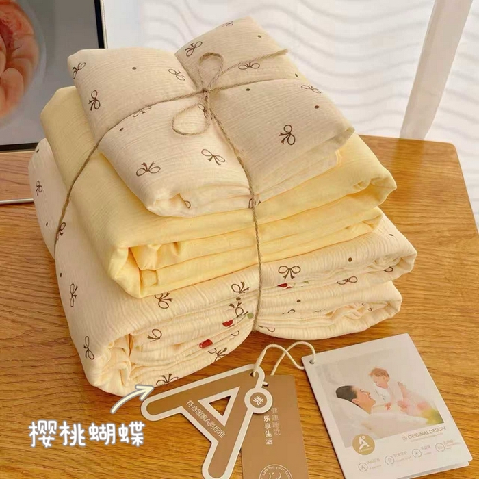 91家纺网 家纺一手货源 找家纺 （总）澜妃 2025新款12868全棉纯棉印花床单