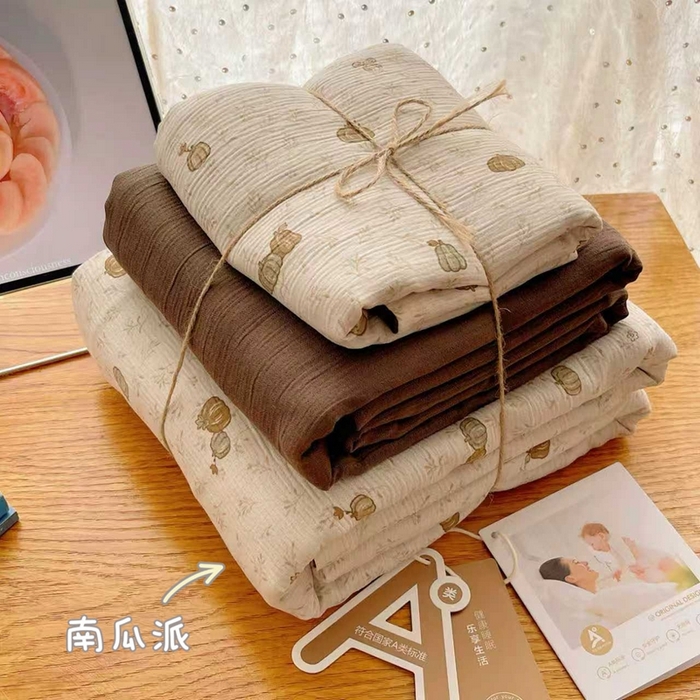 澜妃 2025新款甄选三层纱印花四件套系列 南瓜派