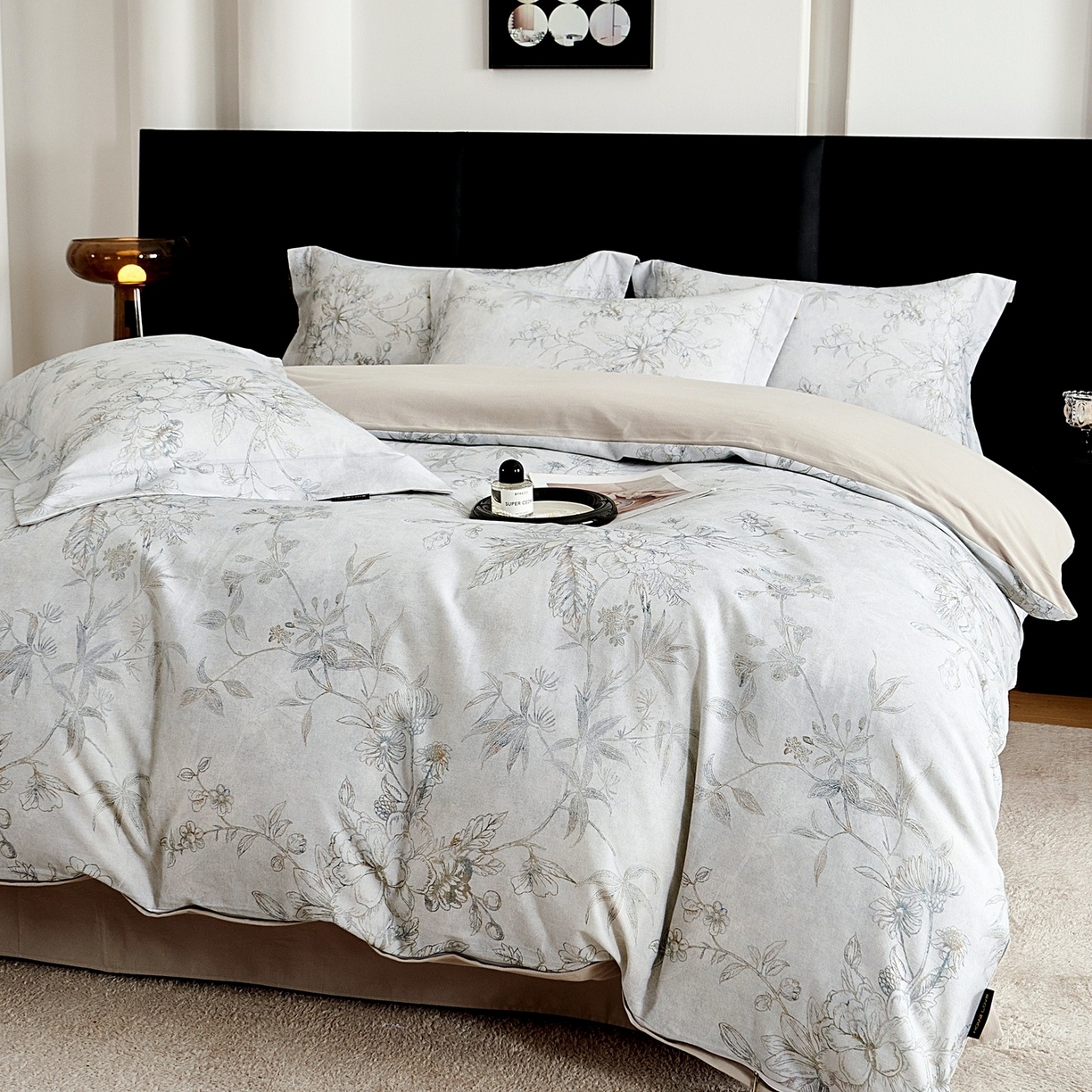 91家纺网 家纺一手货源 找家纺 （总）芙绣家纺 2025新款全棉纯棉磨毛内合简单款四件套