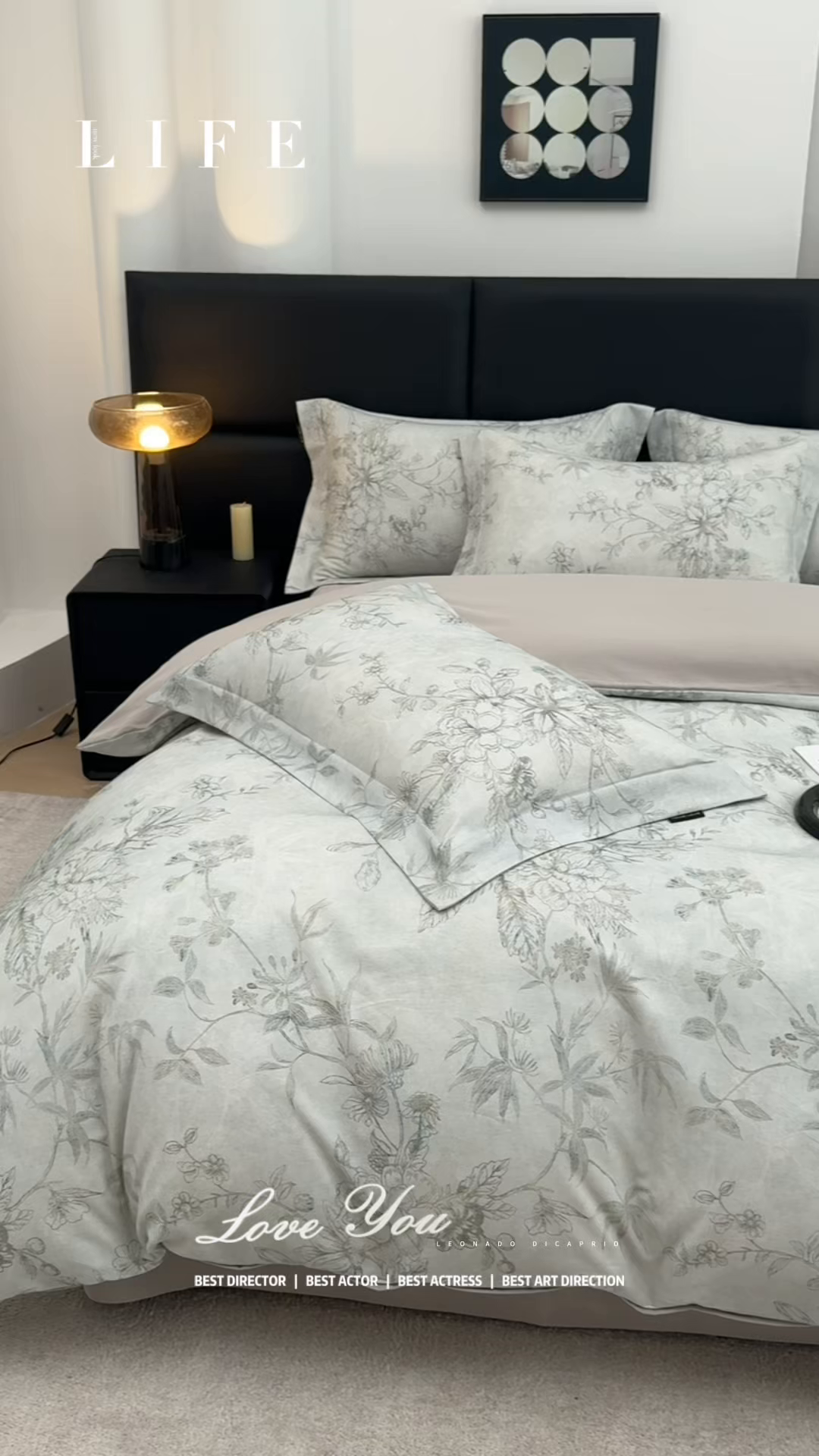 91家纺网 家纺一手货源 找家纺 芙绣家纺 2025新款全棉纯棉磨毛内合简单款四件套 春恋风-绿