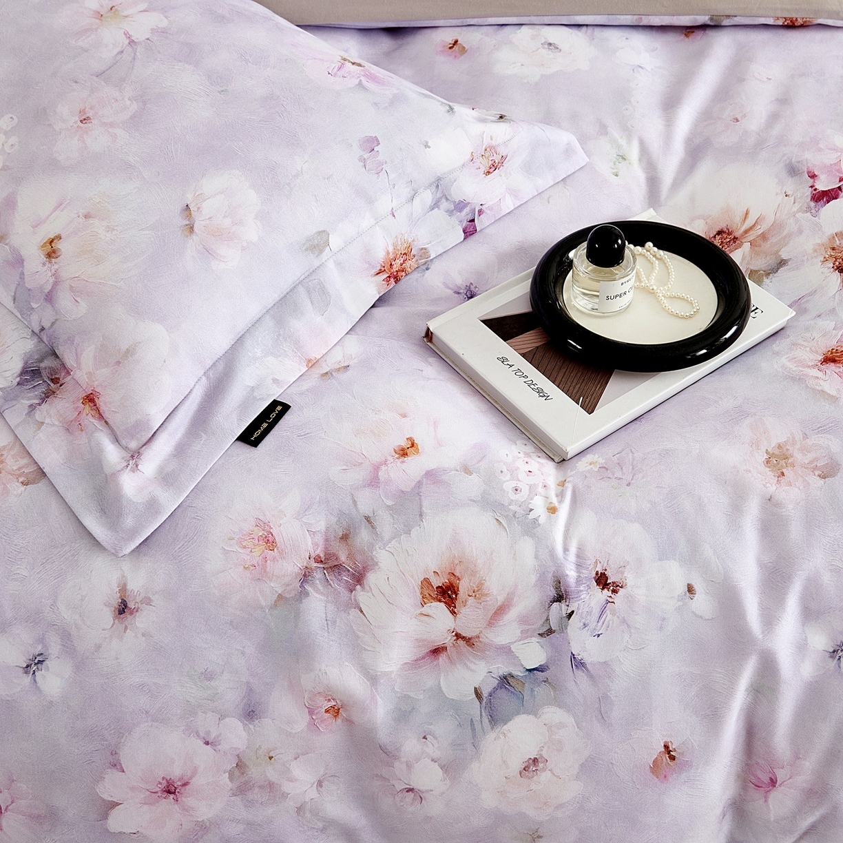 91家纺网 家纺一手货源 找家纺 芙绣家纺 2025新款全棉纯棉磨毛内合简单款四件套 花都-灰