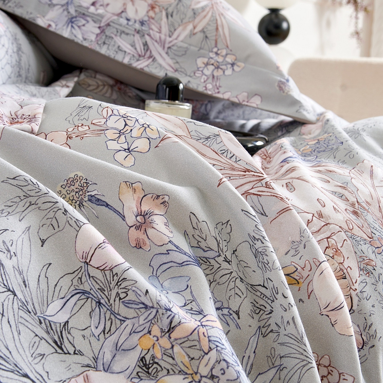 91家纺网 家纺一手货源 找家纺 芙绣家纺 2025新款全棉纯棉磨毛内合简单款四件套 秋辞-绿