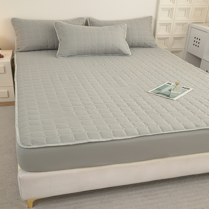 91家纺网 家纺一手货源 找家纺 （总）卡诗兰 2025新款磨毛夹棉床笠