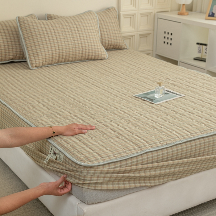 91家纺网 家纺一手货源 找家纺 （总）卡诗兰 2025新款磨毛夹棉床笠