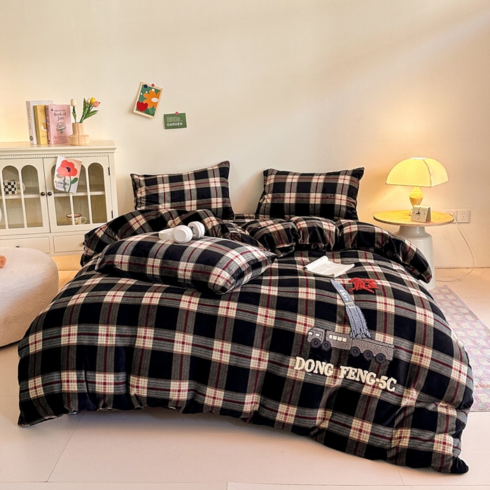 喜梦缘 2025新款牛奶绒床笠四件套 东风5C