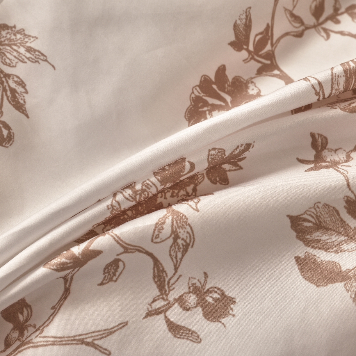 91家纺网 家纺一手货源 找家纺 （总）置顶家纺 2025新款全棉纯棉数码印花140克加厚磨毛四件套-叶语·朦胧