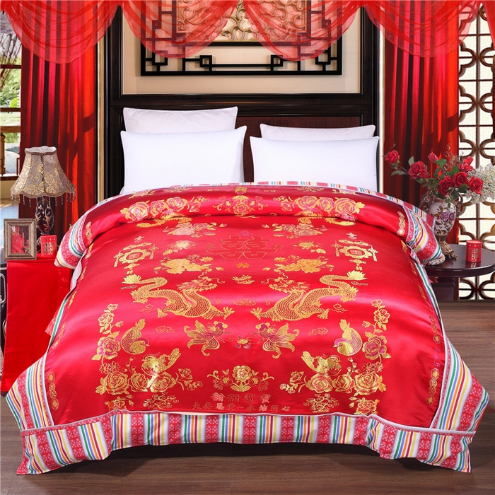 91家纺网 家纺一手货源 找家纺 （总）浩情国际婚庆供货中心 2026新款上市婚庆单品被套系列