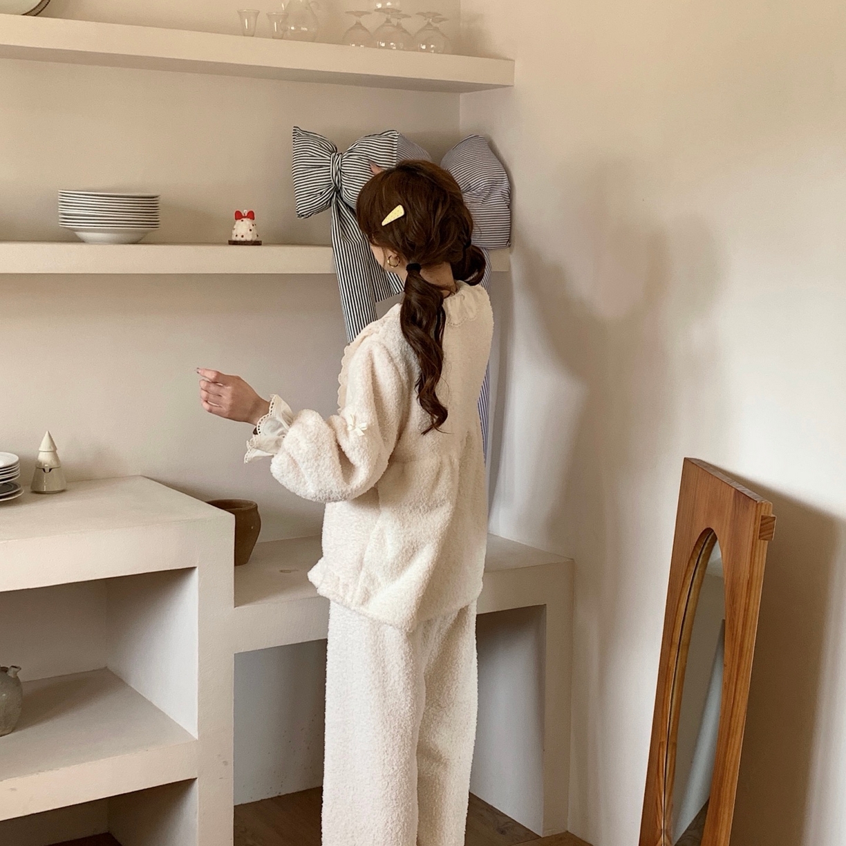 91家纺网 家纺一手货源 找家纺 （总）妍景家居生活馆 2025新款韩系蕾丝花边甜美套装