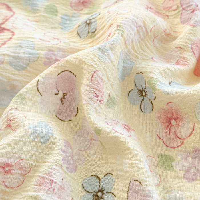 91家纺网 家纺一手货源 找家纺 雨田家纺 2025新款夹棉蕾丝单床裙床裙单件 蝴蝶-粉