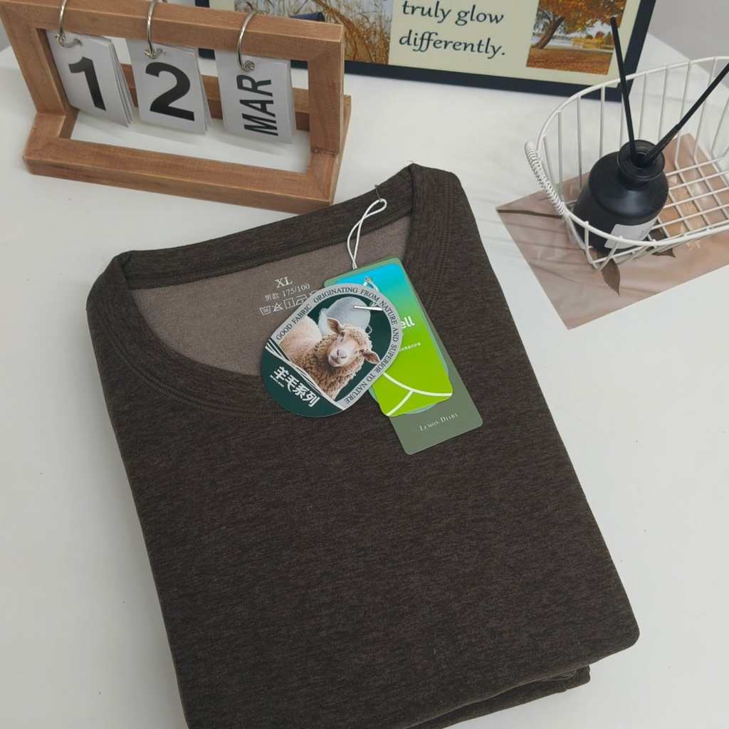 91家纺网 家纺一手货源 找家纺 （总）妍景家居生活馆 2025新款情侣款厚款秋衣秋裤