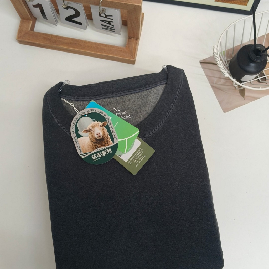 91家纺网 家纺一手货源 找家纺 （总）妍景家居生活馆 2025新款情侣款厚款秋衣秋裤