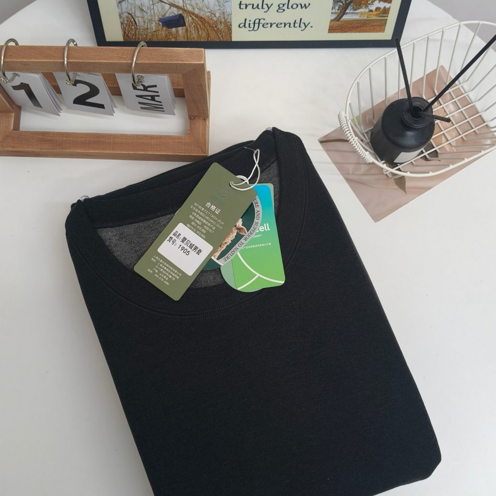 91家纺网 家纺一手货源 找家纺 （总）妍景家居生活馆 2025新款情侣款厚款秋衣秋裤