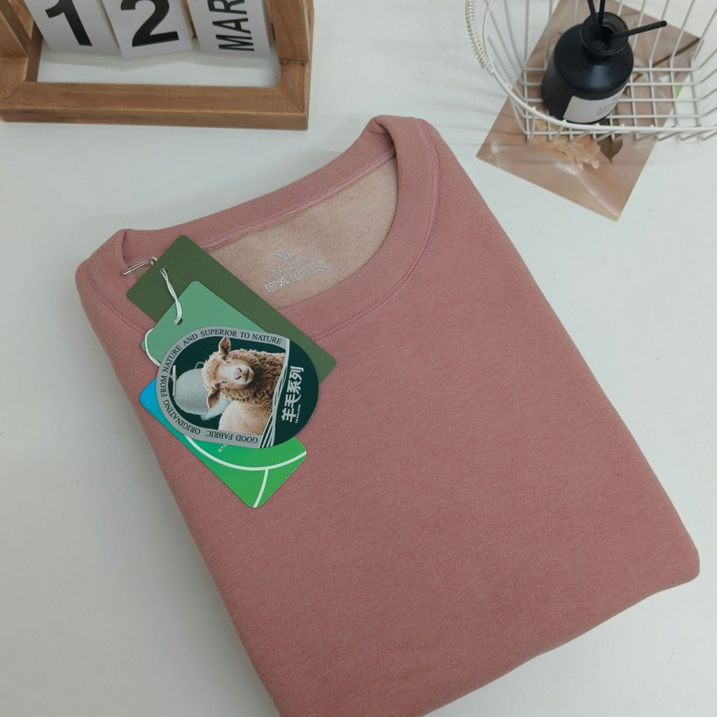 91家纺网 家纺一手货源 找家纺 （总）妍景家居生活馆 2025新款情侣款厚款秋衣秋裤