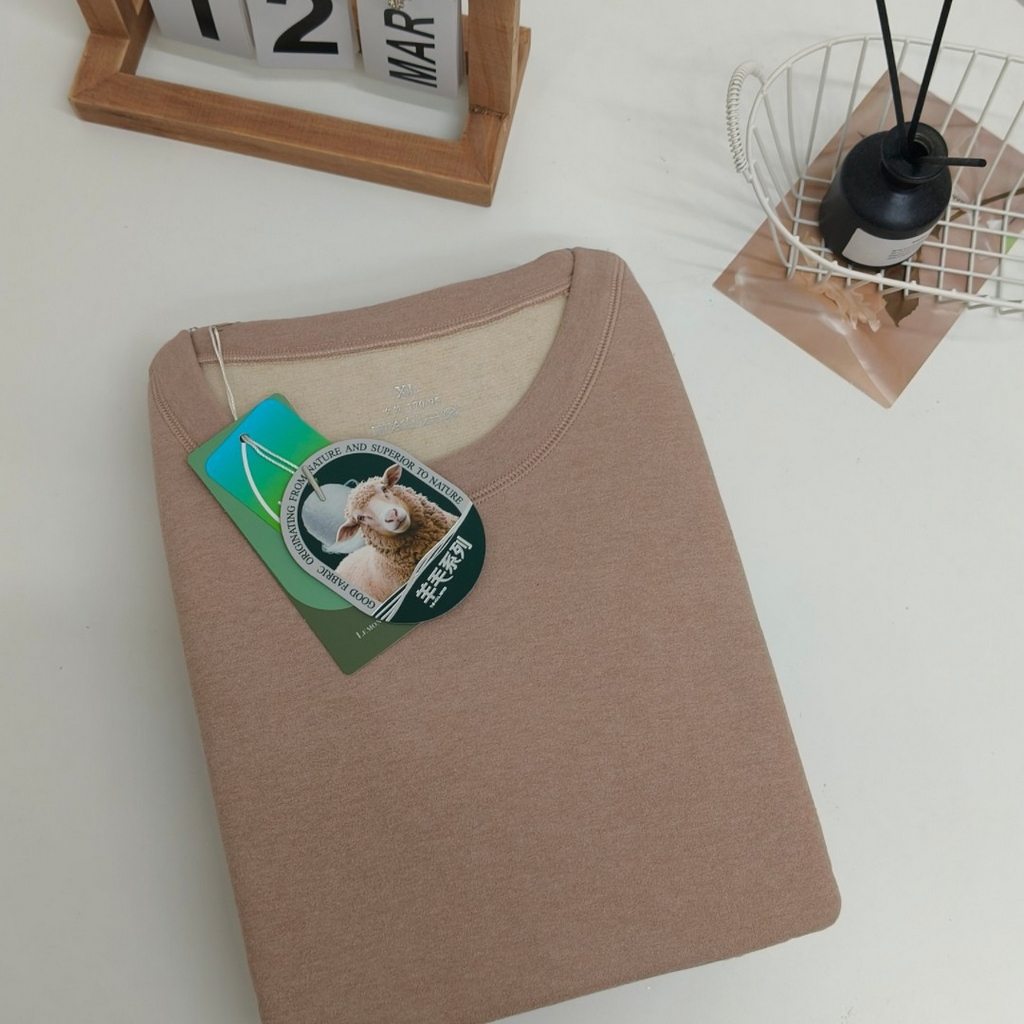 91家纺网 家纺一手货源 找家纺 （总）妍景家居生活馆 2025新款情侣款厚款秋衣秋裤