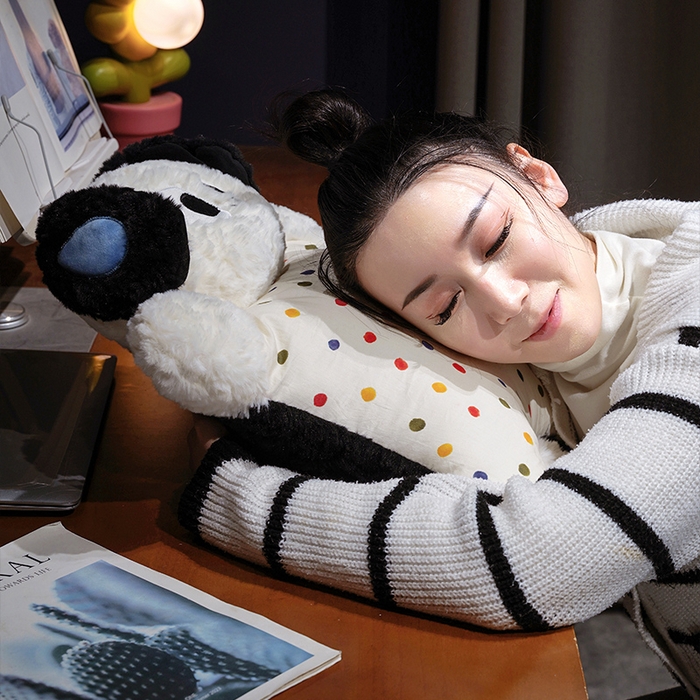 91家纺网 家纺一手货源 找家纺 （总）仟亿莱 2025新款大眼仔刷花捏捏豆袋抱枕