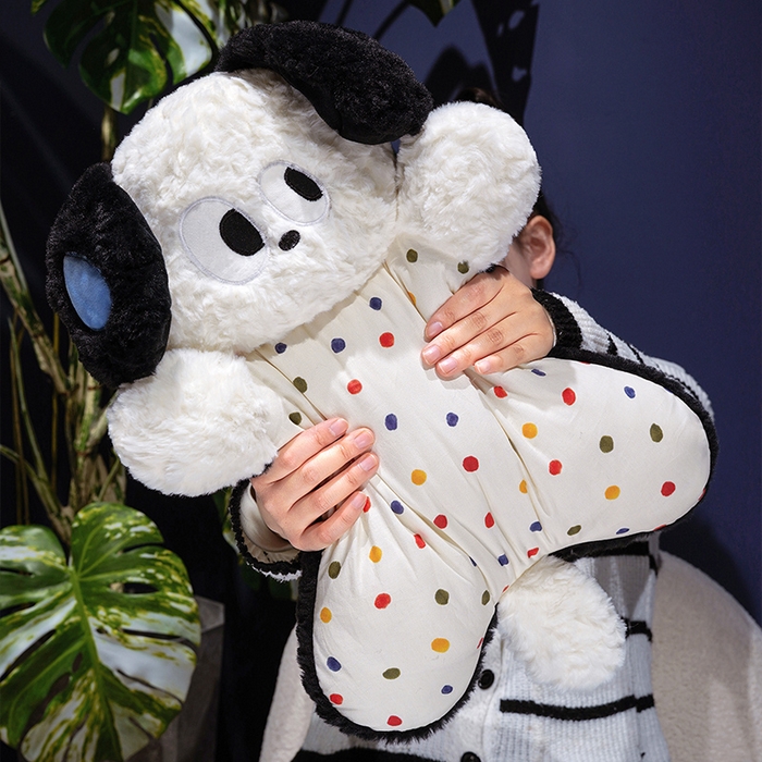 91家纺网 家纺一手货源 找家纺 仟亿莱 2025新款大眼仔刷花捏捏豆袋抱枕 组合图仅供展示不可下单