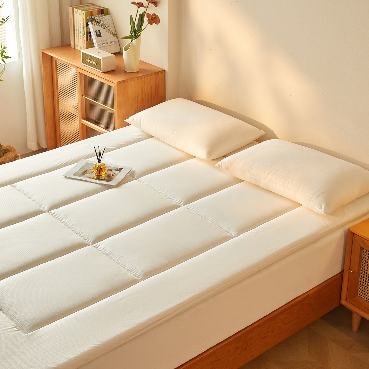 91家纺网 家纺一手货源 找家纺 （总）芊梵床垫 2025新款高克重新疆棉花床垫床褥子