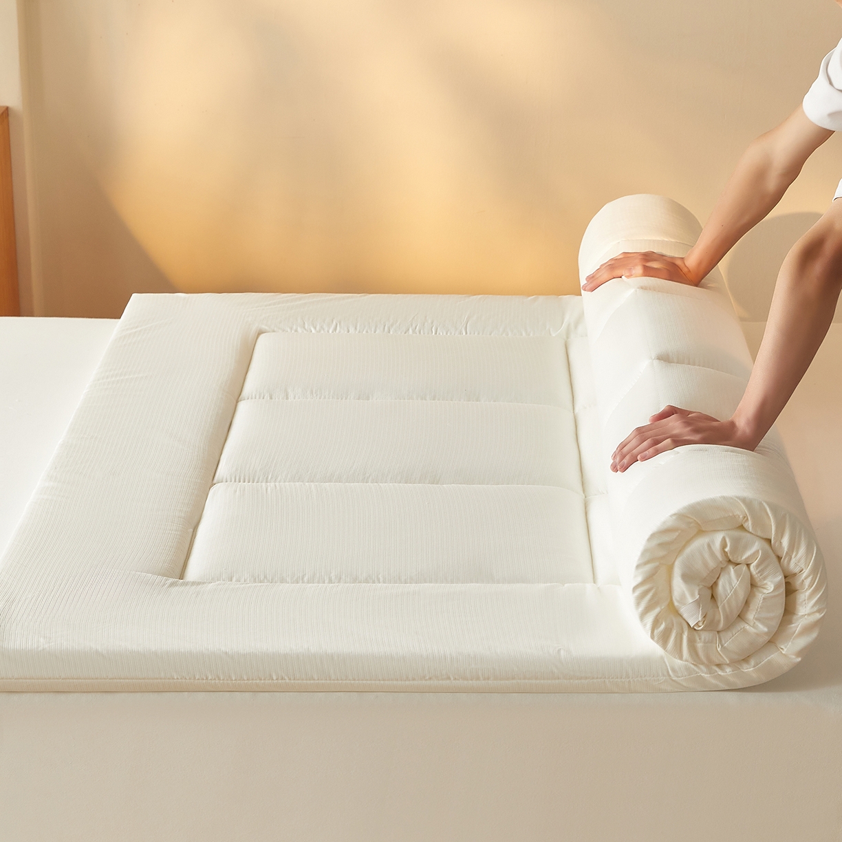 91家纺网 家纺一手货源 找家纺 （总）芊梵床垫 2025新款高克重新疆棉花床垫床褥子