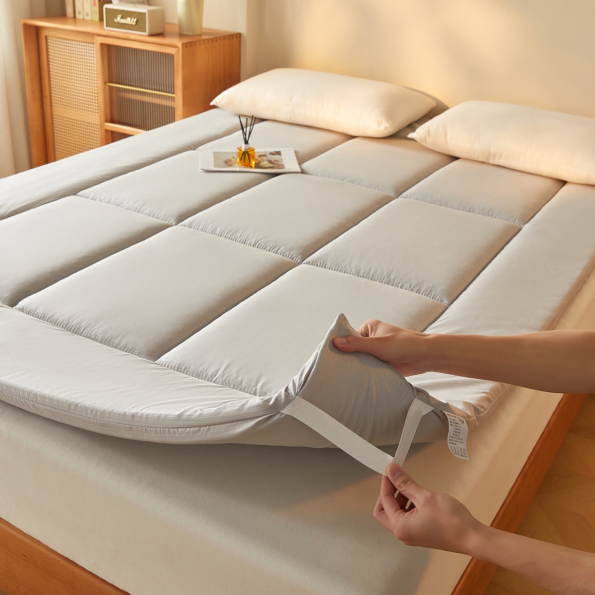 91家纺网 家纺一手货源 找家纺 （总）芊梵床垫 2025新款高克重新疆棉花床垫床褥子