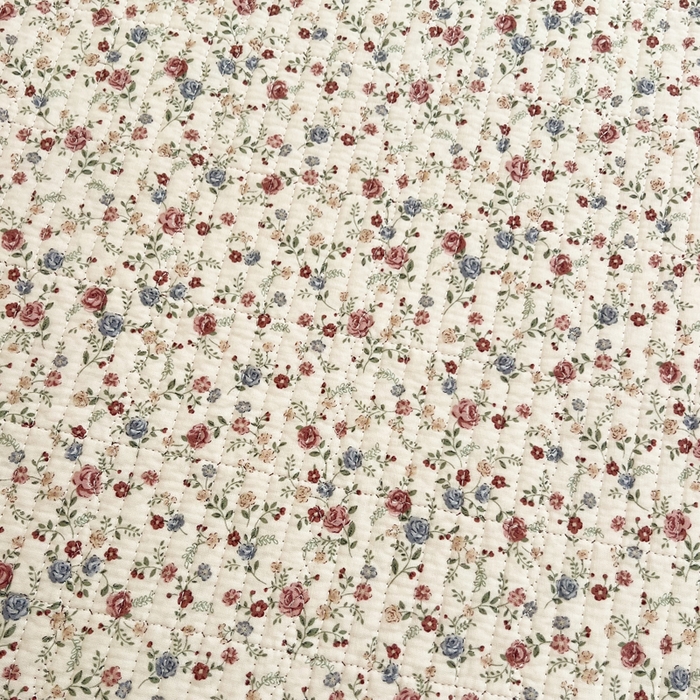 91家纺网 家纺一手货源 找家纺 床盖工厂店 2025新款全棉纯棉纱布加宝宝绒填充棉花床盖三件套 粉卡-玲米