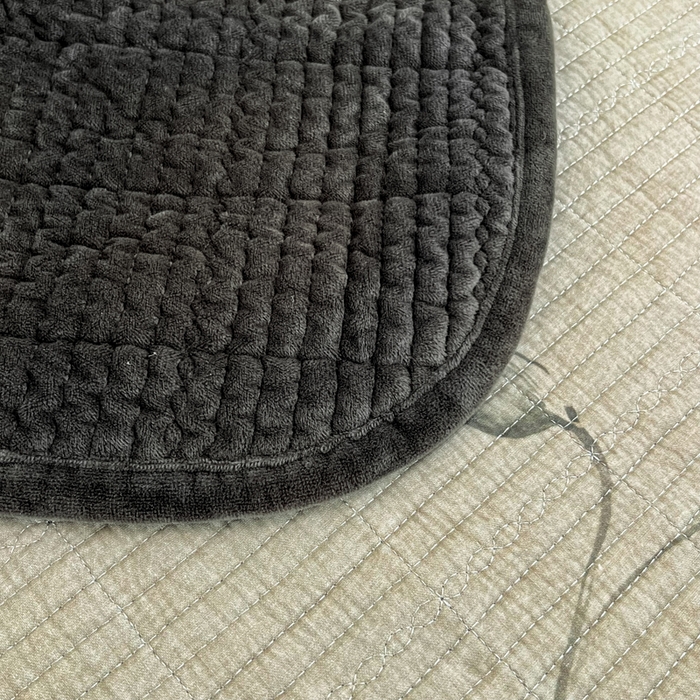 91家纺网 家纺一手货源 找家纺 床盖工厂店 2025新款全棉纯棉纱布加宝宝绒填充棉花床盖三件套 木槿-亚麻色