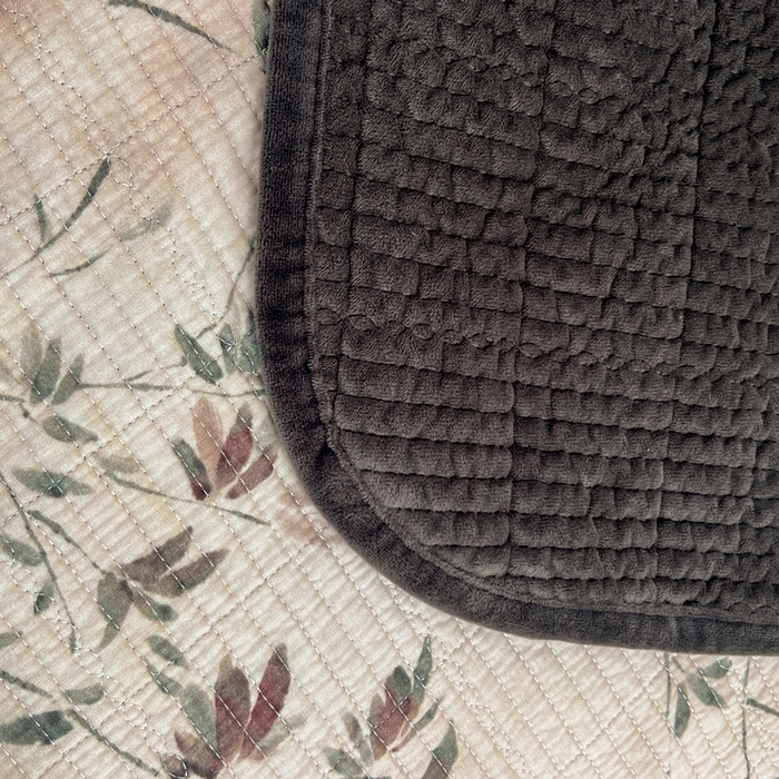 91家纺网 家纺一手货源 找家纺 床盖工厂店 2025新款全棉纯棉纱布加宝宝绒填充棉花床盖三件套 青时-粉