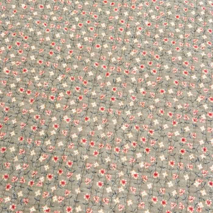 91家纺网 家纺一手货源 找家纺 床盖工厂店 2025新款全棉纯棉纱布加宝宝绒填充棉花床盖三件套 小雏菊-深绿