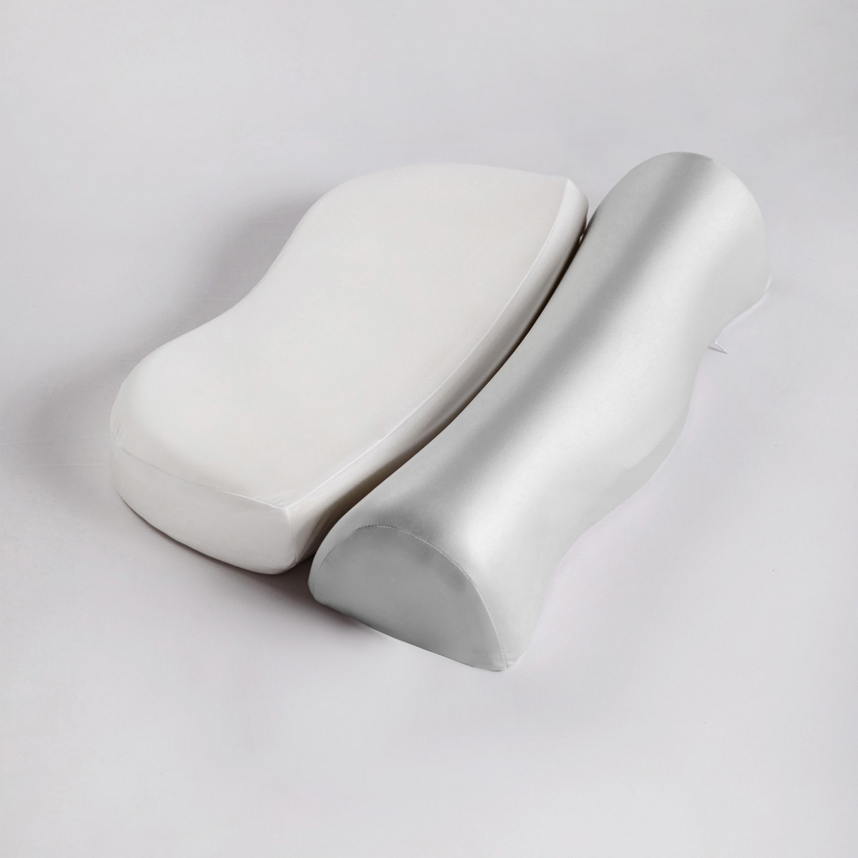 91家纺网 家纺一手货源 找家纺 香澜雅室 2026新款牵引记忆枕芯锦氨透气凉感零压深睡记忆枕头枕芯-2948560 零压记忆牵引枕-白+灰色69178386