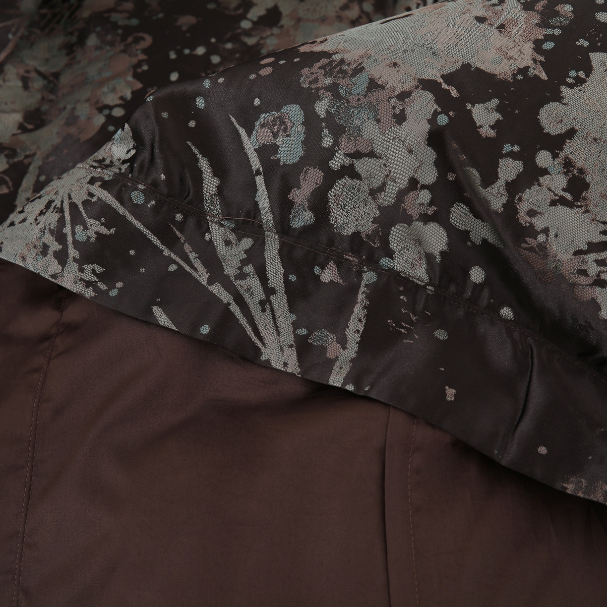 91家纺网 家纺一手货源 找家纺 源舜家纺 2025新款新疆长绒棉色织大提花高精密金丝面料四件套 曼莎绿