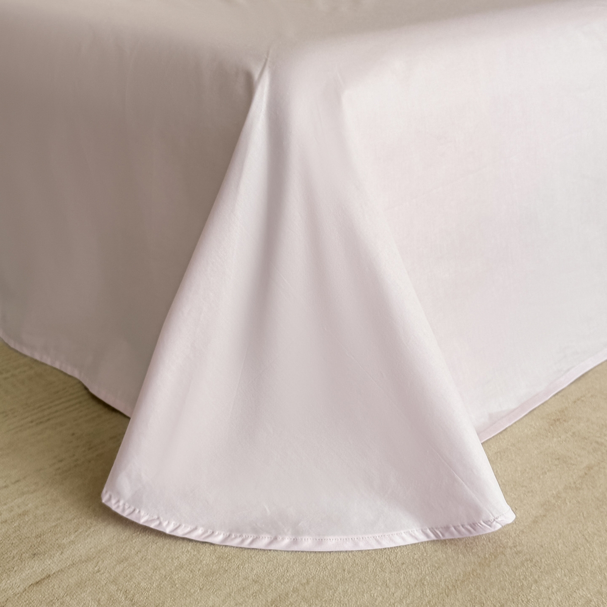 91家纺网 家纺一手货源 找家纺 禾时 2026新款长绒棉立体提花花边款四件套-星糖物语 星糖物语-浅紫