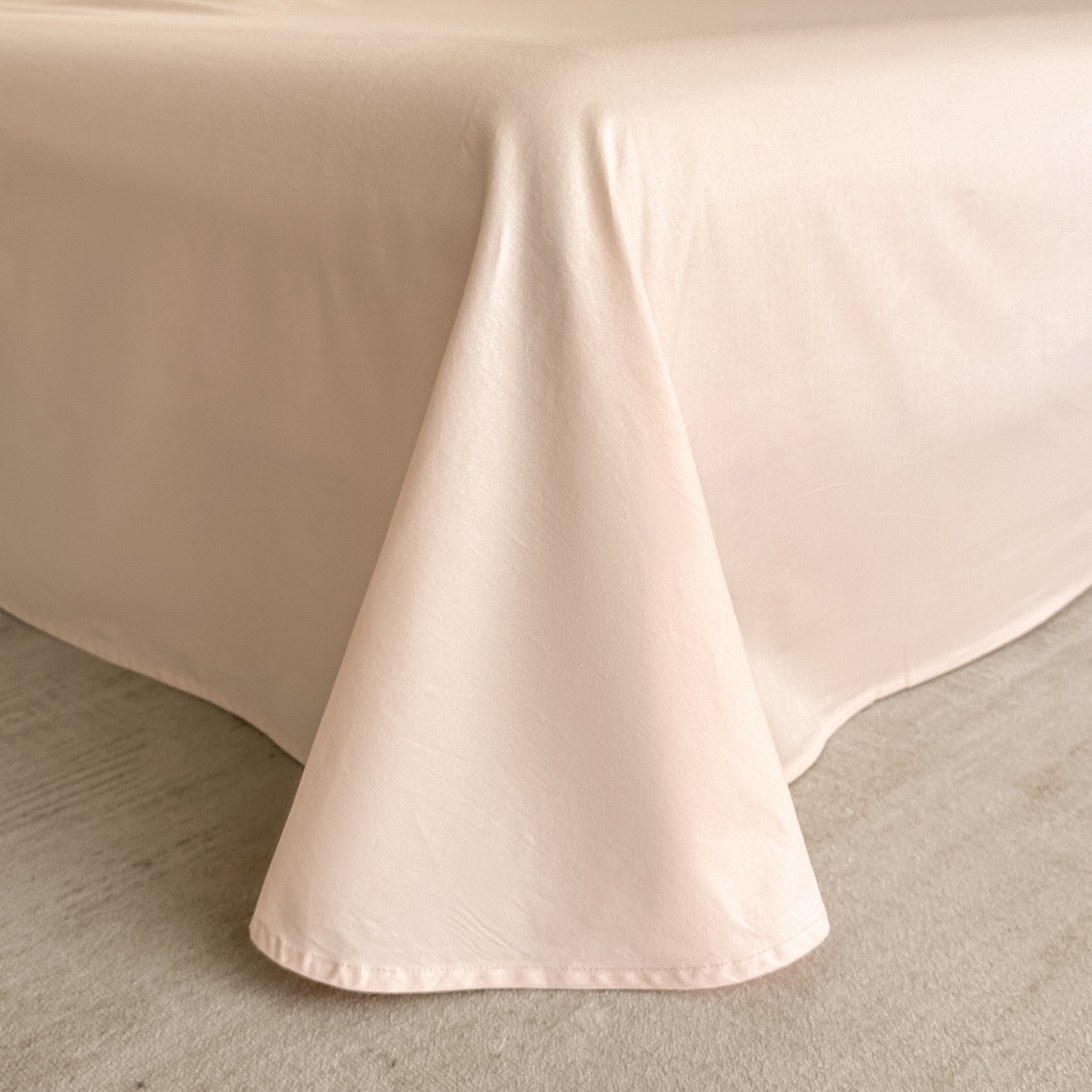 91家纺网 家纺一手货源 找家纺 禾时 2026新款长绒棉立体提花花边款四件套-星糖物语 星糖物语-淡粉