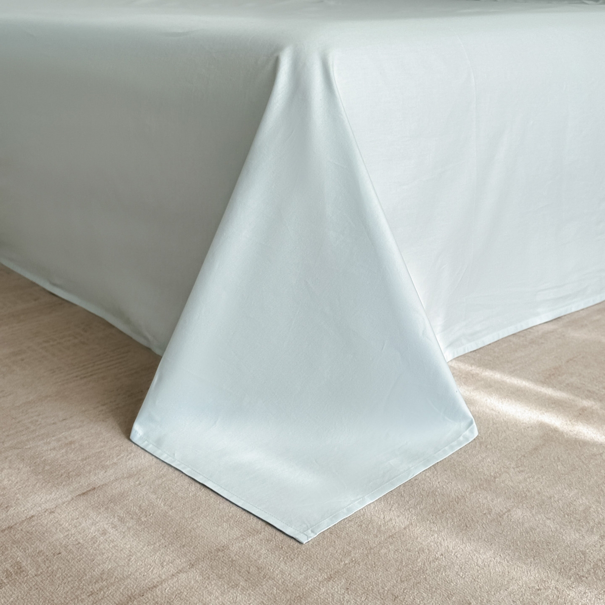 91家纺网 家纺一手货源 找家纺 禾时 2026新款长绒棉立体提花花边款四件套-星糖物语 星糖物语-淡蓝