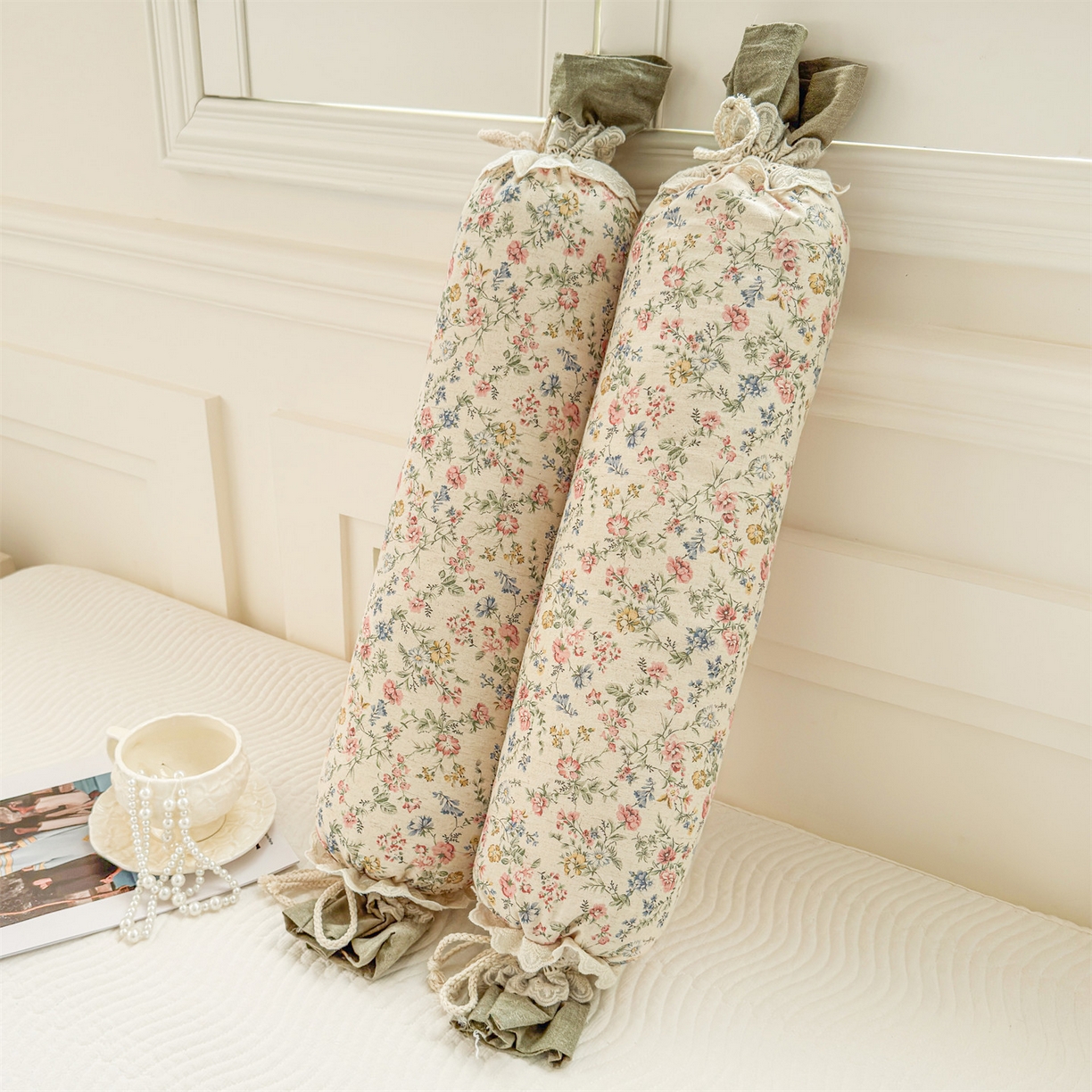 91家纺网 家纺一手货源 找家纺 麦肯锡 2025新款糖果儿童安抚抱枕  枕头枕芯 花影碎梦/只