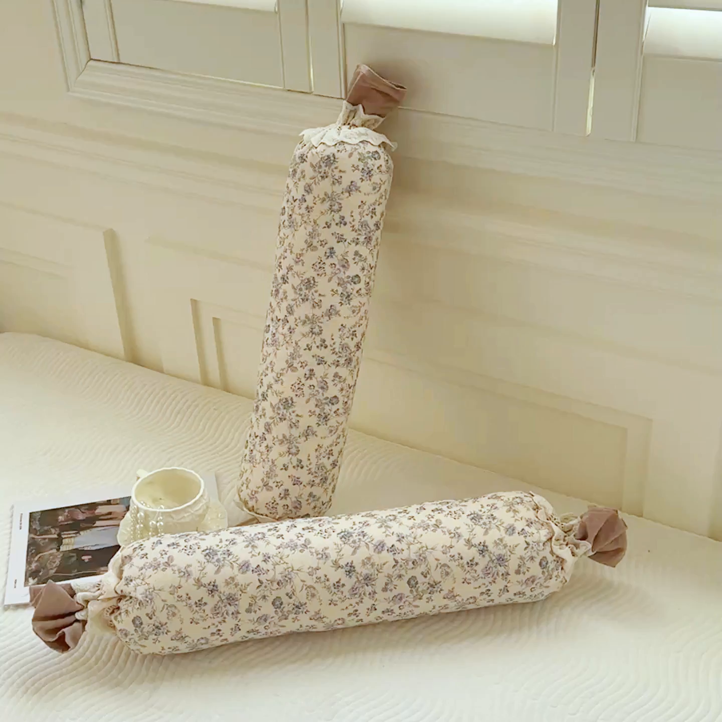 91家纺网 家纺一手货源 找家纺 麦肯锡 2025新款糖果儿童安抚抱枕  枕头枕芯 田埂花影/只